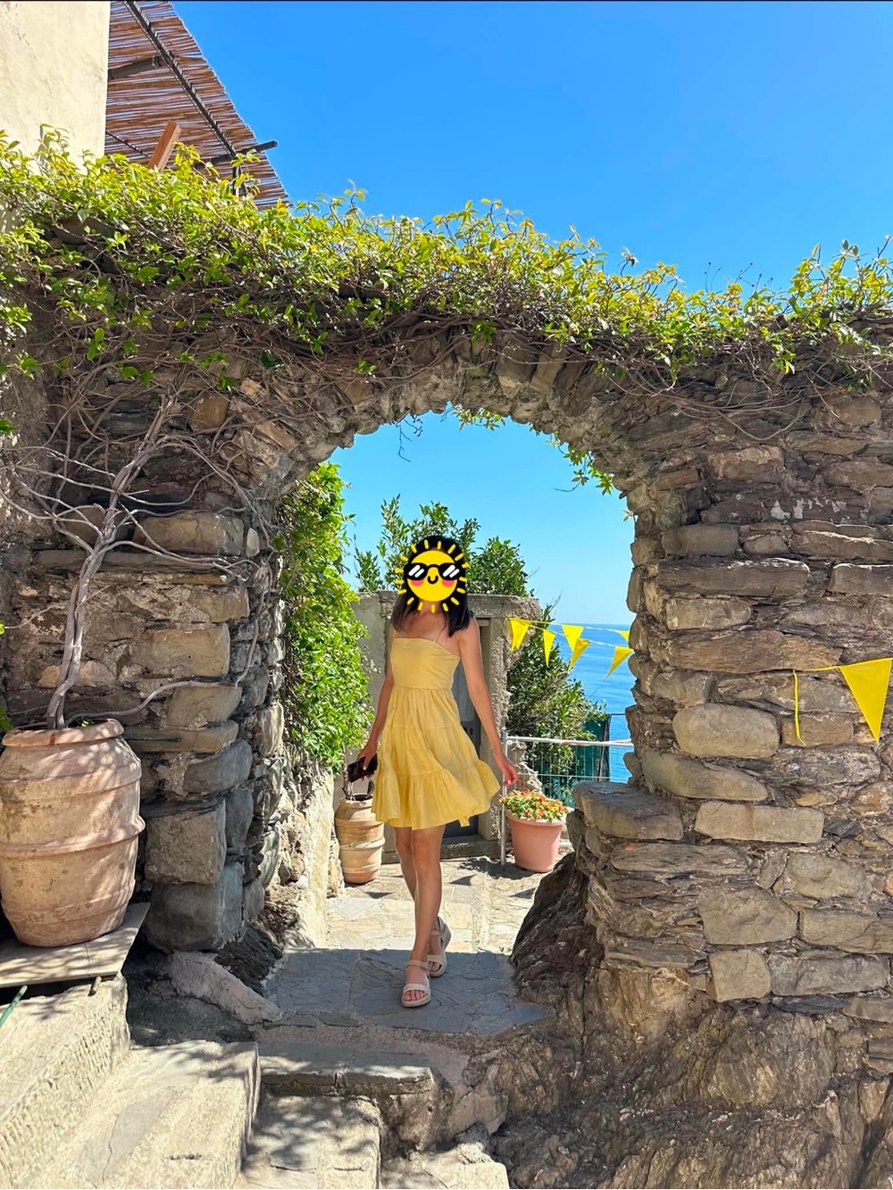 RW&CO. Yellow Strap Sundress